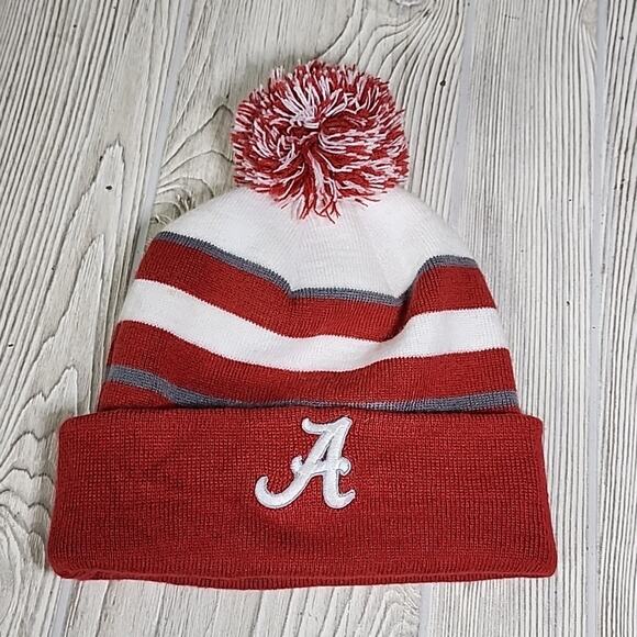 Top of The World Alabama Knit Hat with Pom Roll Tide Beanie - Picture 2 of 6